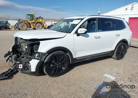 2020 Kia Telluride Sx z USA, uszkodzony, nr VIN 5XYP5DHCXLG052286